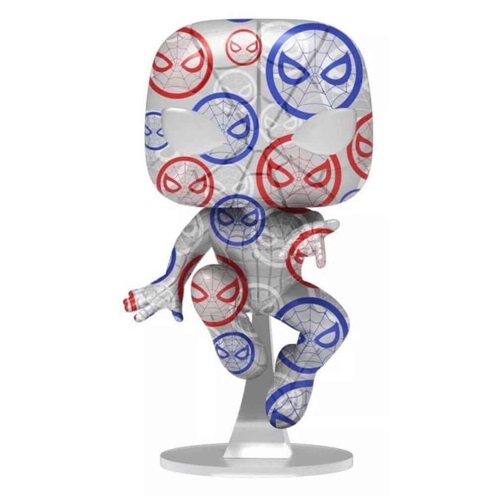Funko POP! Marvel Patriotic Age Spider-Man Exclusive Vinyl Figure - Multicolor, Model 56155