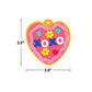 Valentines Day Foam Heart Crafts Kit in Bulk for Kids Classroom Exchange Gifts Party Favor Valentines Day Craft 12Pcs