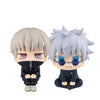 Puruuige 2Pcs Inumaki Toge Figures Anime Q Version Inumaki Toge Figurine 3.93'' Look Up Pose Model Statue Pvc Cute Cake Topper D