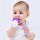 Vicloon Silicone Teething Mitt, 2Pcs Teething Mitten with Adjustable Strap, Crinkle Sound and Textured, Self Soothing Baby Chew