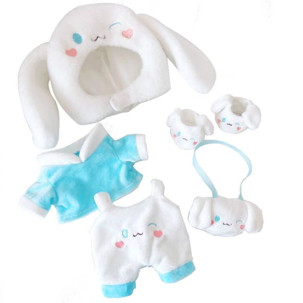 20Cm /8'' Doll Plush Doll'S Clothes Animal One-Piece Garment Suit Pajamas Toys Dolls Accessories (Dog Set)