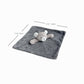 Crevent Cozy Plush Baby Security Blanket Loveys For Baby Girls Boys, Stuffed Animal Ring Rattle Shaker Toy For Newborns (Bear +