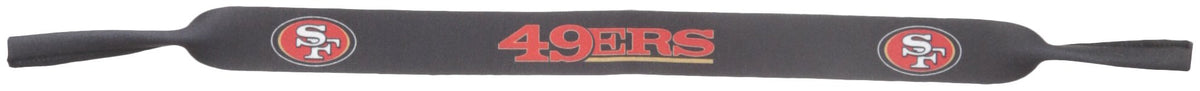 NFL San Francisco 49ers Neoprene Sunglass Strap, Black