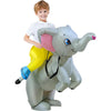 Inflatable Halloween Costume Kids Ride On Elephant Costume Blow Up Costume Halloween Costume For Boy/Girls