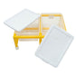 Children's Factory Mini Double Discovery Sensory Table, Medium Clear-Yellow Plastic, Model CF905-134, Toddler Sand & Water Activities