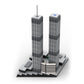 KKXX Building Blocks Toy Set - 1/2000 World Trade Center (1973-2001) Micro Model, Gift for Aircraft Fanatics of Building Block f