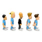 Minix Collectible Figurines - 5-Pack Of 7Cm Soccer Players - A Miniature Marvel For Every Football Enthusiast.