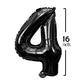 Goer 2025 Foil Number Balloons For 2025 New Year Eve Festival Party Supplies Graduation Decorations (Black,16 Inch)