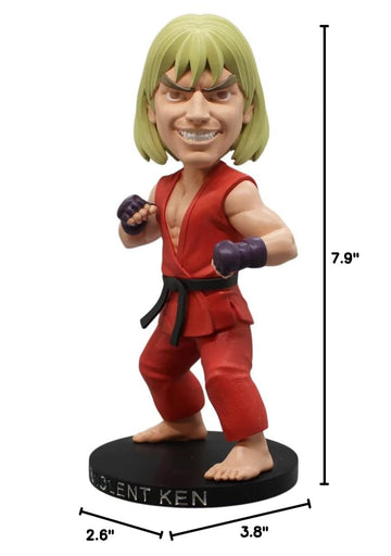 Icon Heroes Street Fighter: Violent Ken Polystone Bobblehead