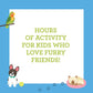 Coloring Book with Stickers Pets