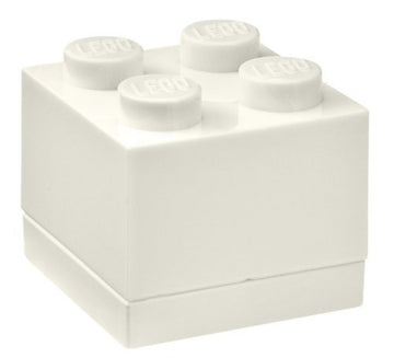 Room Copenhagen, LEGO Mini Box - 1.8 x 1.8 x 1.7 in - Brick 4, White
