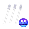 120 Pcs 3Mm Uv Led Light Diodes - Assorted Kits For Science, School & Diy Projects