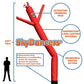 Sky Dancers Inflatable Tube Attachment- 20 Feet Tall Wacky Inflatable Tube Guy (Blower Not Included) - Red
