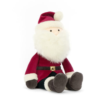 Jellycat Jolly Santa Stuffed Toy, Huge 23.5 Inches | Christmas Plush Toy D  Cor