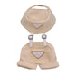 Hat & Overalls Set for Labubu  15cm/17cm Big into Energy Doll Outfits Set  enhanced Dolls Clothes Accessories (enhanced PPADA)