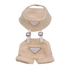 Hat & Overalls Set for Labubu  15cm/17cm Big into Energy Doll Outfits Set  enhanced Dolls Clothes Accessories (enhanced PPADA)