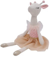 Mikee Fluffie Giraffe Stuffed Animals For Girls,15.7'' Pink Deer Plushies With Lace Skirt,Cute Stuffed Animal For Girls As