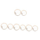 Excluzo 8 Pcs Transparent Wave Drum Wood Child Musical Instrument