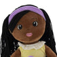 Plushible Plush Baby Doll - 18 Inch Rag Dolls For Girls, Infants, Toddlers, & Babies - Black Yarn Hair - Large Plushie Toys - Ka