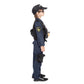 Jazgrom Kids Swat Police Officer Costume With Vest And Accessories, Boys And Girls Role Play Kit, Halloween Cop Cosplay Dress Up
