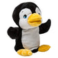 Hollyhome Plush Zoo Friends Hand Puppet Animal Puppet Penguin For Kids Storytime 14 Inches Black