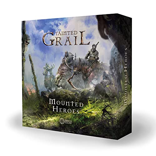 Awaken Realms Tainted Grail Mounted Heroes Miniatures - Detailed Plastic Upgrade, Multicolor, Model AWATGMHK, Ages 14+, 1-4 Players