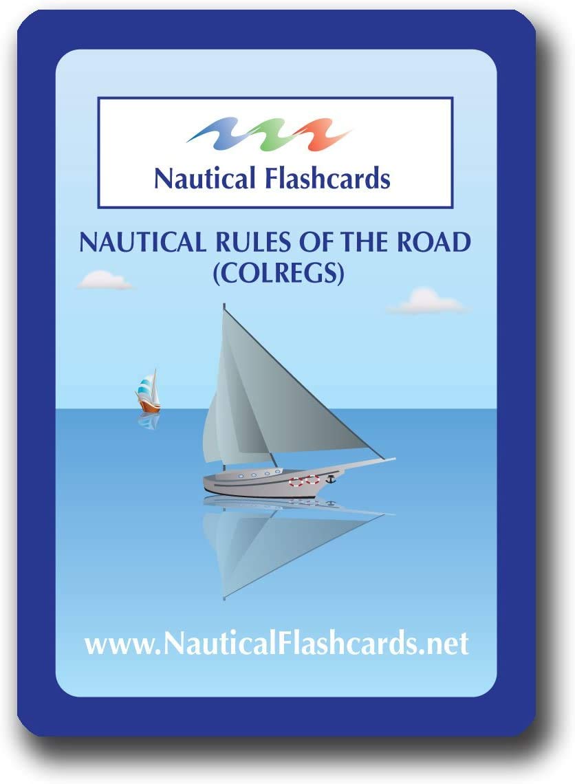 Nautical Flashcards - Rules Of The Road (Colregs) For Boating And Sailing