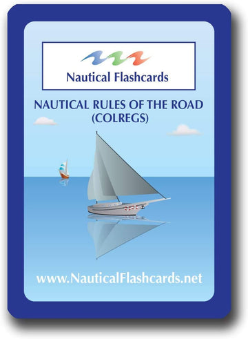 Nautical Flashcards - Rules Of The Road (Colregs) For Boating And Sailing