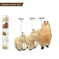 AlpacaNext Llama Stuffed Animal - 9 inch. Cute  Soft and Cuddly Alpaca Plush Toy Handcrafted on Real Alpaka Natural Fur (9 inches  Brown)