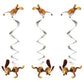 Toy Story Slinky Dog Hanging Swirl Decorations - 26, Silver, 3 Pcs