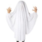 Oskiner Ghost Costume For Kids,White Ghost Costume With Pumpkin Bag, Spooky Halloween Costume For Boys Girls Toddler