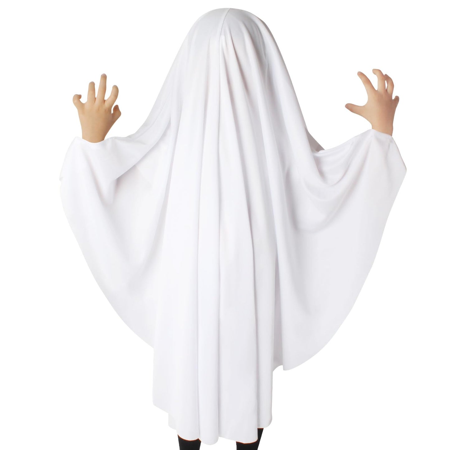 Oskiner Ghost Costume For Kids,White Ghost Costume With Pumpkin Bag, Spooky Halloween Costume For Boys Girls Toddler