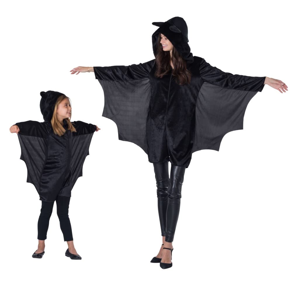 Dress Up America Bat Costume Kids - Batgirl Costume For Girls - Halloween Costume For Girls - Kids Black Vampire Bat Costume