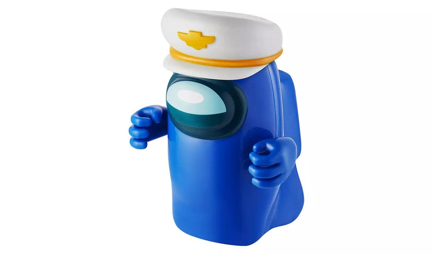 P.M.I. Among Us Action Figures 4 Pack - 5.3" Multicolor Plastic with 8 Hands, Hats & Accessories (Model: AU6230)