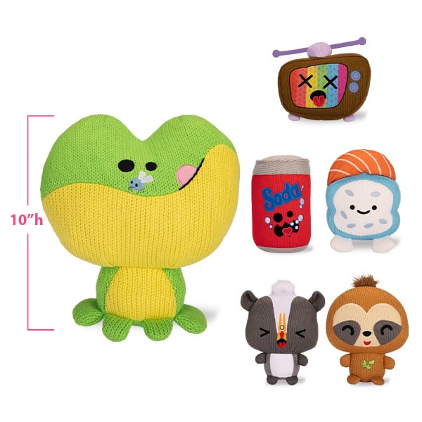 Ami Amis Jumbo Pickle- Soft Cozy Crochet Plush, Adorably Cute Details, Extra Cuddly Size For Collection Enthusiasts