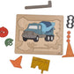 Road Construction Multilayered Wooden Puzzles For Kids, 20 Piece Jigsaw Puzzle For School Kids, Learning Educational Toys Gifts For Boys Girls. Construction Puzzles Sets, Road Construction.