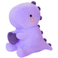 Sqeqe Dinosaur Stuffed Animal, Loving Soft Dino Plush Toys With Holding Heart, Sweet Romantic Anniversary Birthday Gift For Her Girls Boys Girlfriend(Purple,20 Inch)