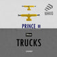 Noahwood Fingerboards Parts Professional Prince Ii Trucks (34Mm) + Update Self-Locking Nuts (Yellow)