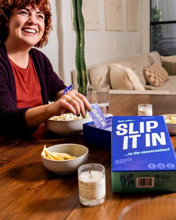 Gray Matters Games Slip It In | Quick To Learn & Play | Fun Party Game For Adults Ages 17+ | Perfect For Any Occasion