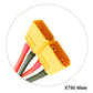 Fly Rc 2Pcs Xt90 Plug Parallel Battery Connector Cable Xt90 Connector Style Parallel Y-Harness For Quadcopters Multirotors Rc Li