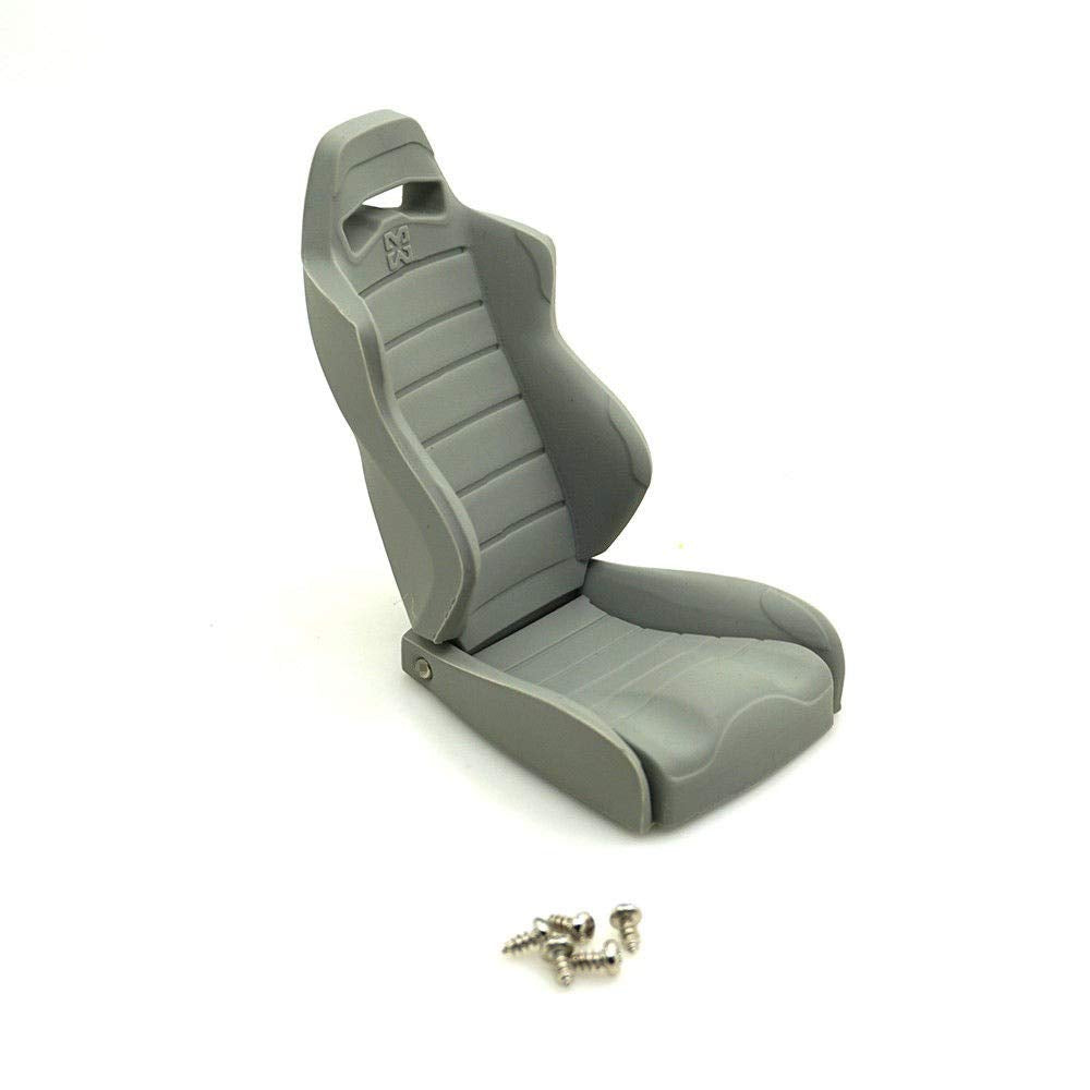 Raidenracing 1/10 Scale Realistic RC Crawler Truck Rubber Seats Chair SCX10 II III Wraith Body Accessories 2pcs