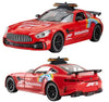 Magicwand 1:24 Scale Die-Cast Amg-Gt3LargeBox Packing With 4 Openable Doors,Pull Back Action,Lights,MusicPolice RedPack Of 1