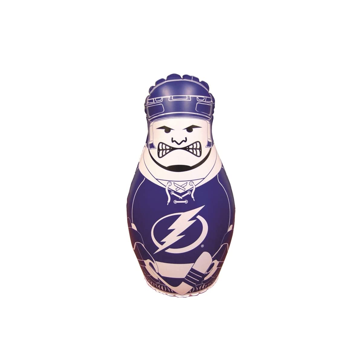 Fremont Die Nhl Tampa Bay Lightning Bop Bag Inflatable Checking Buddy Punching Bag, Mini: 12' Tall, Team Colors