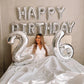 Silver Number 6 Balloon 40 Inch, 6 Balloon Number, 6Th Birthday Decorations, Silver Party Supplies For Boys Girls
