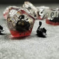 Sage's Portal Animal Familiars Resin DND Dice Set Polyhedral Dice Set for Dungeons and Dragons RPG Pathfinder Tabletop TTRPG (Bl