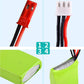 GoolRC 2pcs Flysky FS-GT5 RC Transmitter Battery, 2S 7.4V 1500mAh Lipo Battery for Flysky FS-GT5 Remote Controller