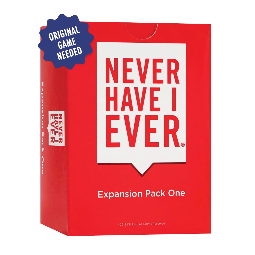 Never Have I Ever Card Game - Expansion Pack One  The Ultimate mature-themed Party Game Starter Pack  Spice Up Your Next Game Night  Pregame  or Icebreaker  Includes Wild and Hilarious Prompts  Ages 17+