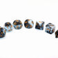 CREEBUY DND Dice Black White Polyhedral Dice Set for Dungeon and Dragons MTG RPG D&D D20 D12 D10 D8 D6 D4