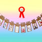 Sv Traders 1St Birthday DecorationsBrown Monthly Milestone Birthday Photo Banner Thick Sheet For 1 To 12 Months, Picture Banner