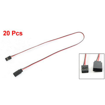 YXQ 500mm Servo Extension Cable 3 Pin Male to Female Lead Wire for RC Airplane (20Pcs)